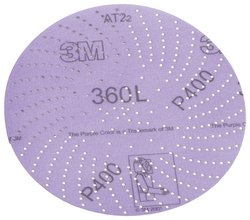 3M 360L 20804 Purple Hookit-Scheiben Alu-Oxyd Ø150mm, Multiloch, P600